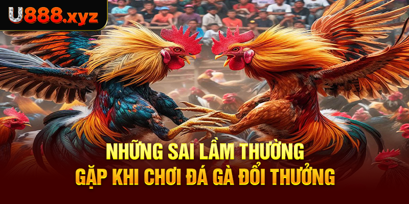 Những sai lầm thường gặp khi chơi đá gà đổi thưởng